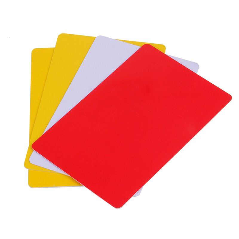Table Tennis Yellow Card - DHS standart hakem kartı seti sarı