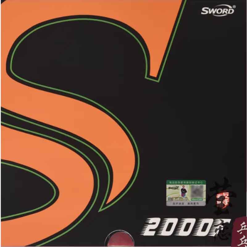 Table Tennis Backhand - Sword 2000F masa tenisi lastiği yapışkan
